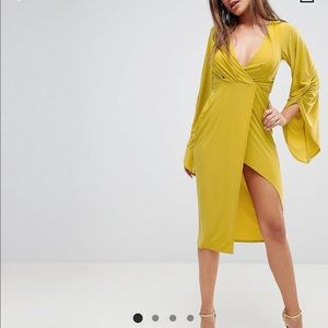 Deep Plunge kimono dress